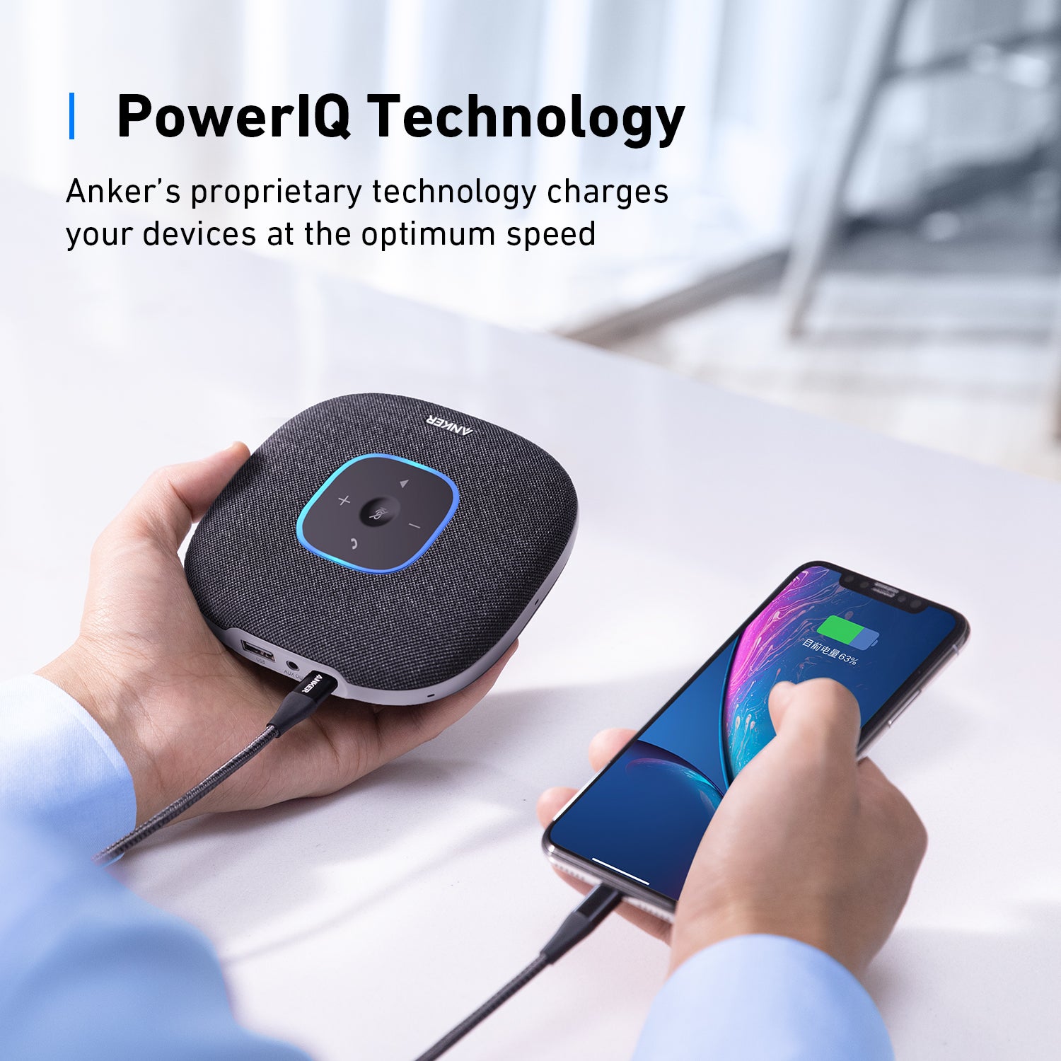 AnkerWork PowerConf S3 | Bluetooth Speakerphone